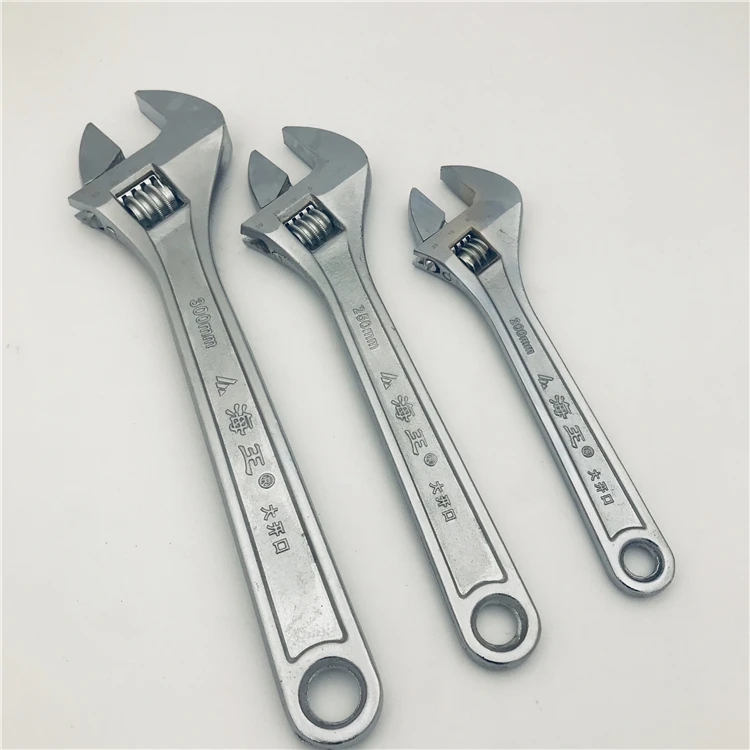 Высококачественный металлический гаечный ключ из углеродистой стали регулируемый ключ