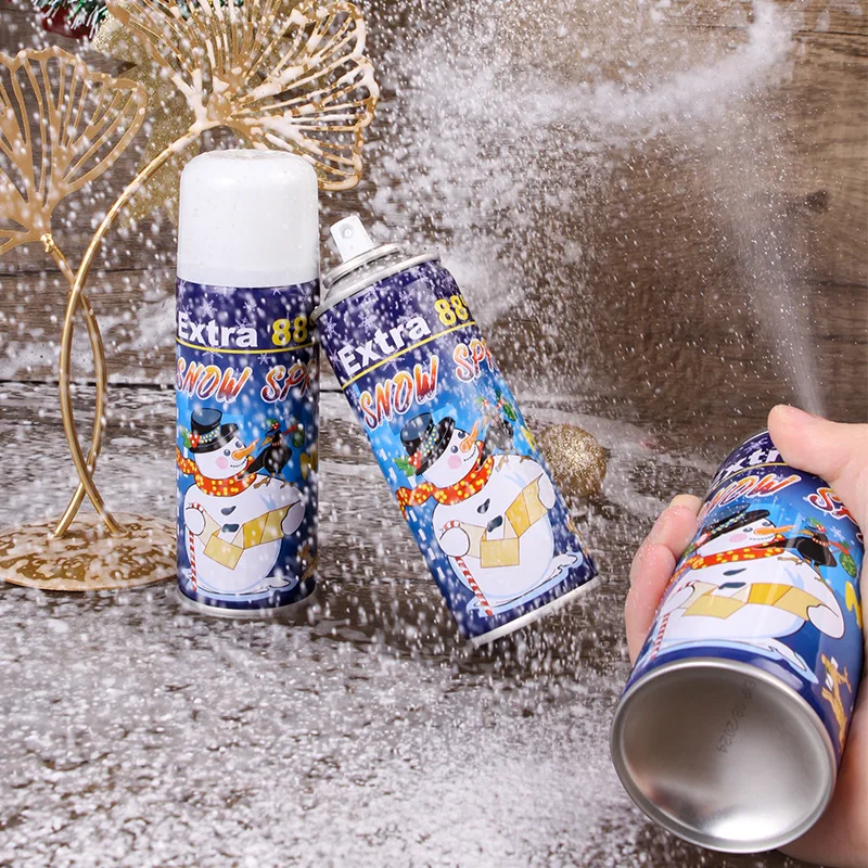 Novelty Christmas Celebration Wedding Holiday Party Snow Spray Environmental protection Clown Snowman