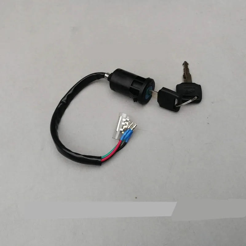 Rainbow 90 Переключатель зажигания для мотоцикла AX100CG125, передний замок, Радужный Электрический дверной замок, втулка замка