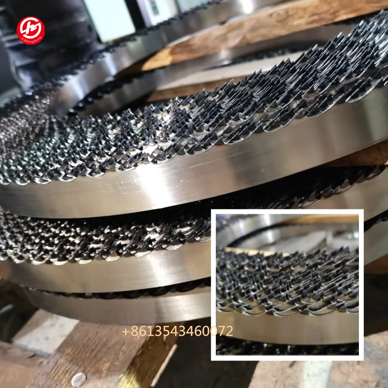 Guangzhou Woodworking Machinery Wheel Grinding Band Saw Blade Woodworking Tools sierra De Cinta Para Madera