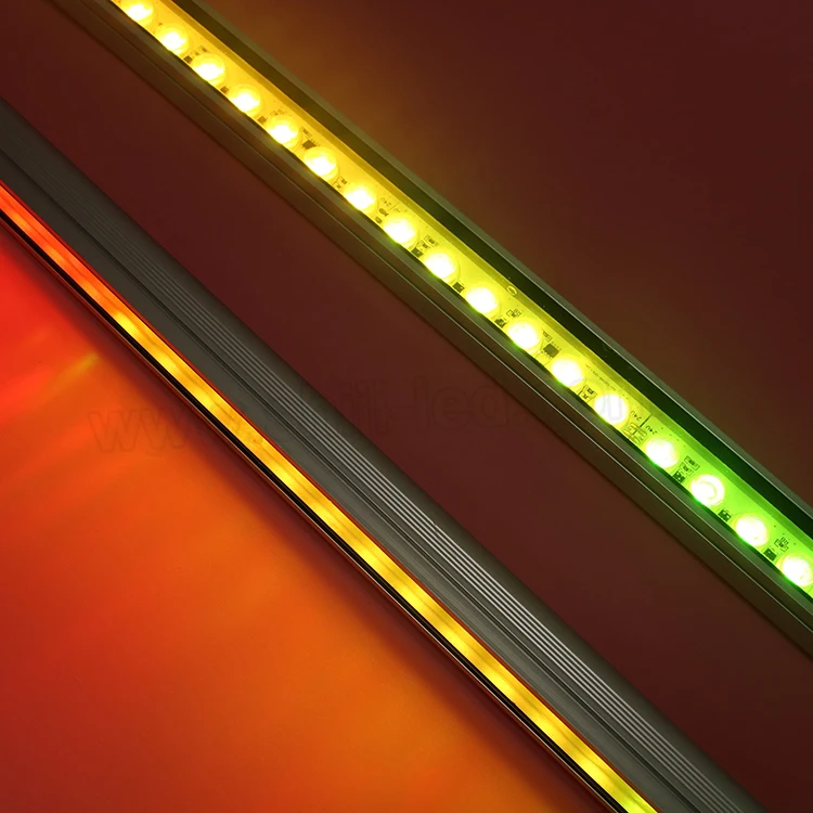 Outdoor landscape Aluminum shell LED Pixel bar DMX RGB LED wall wash light IP68