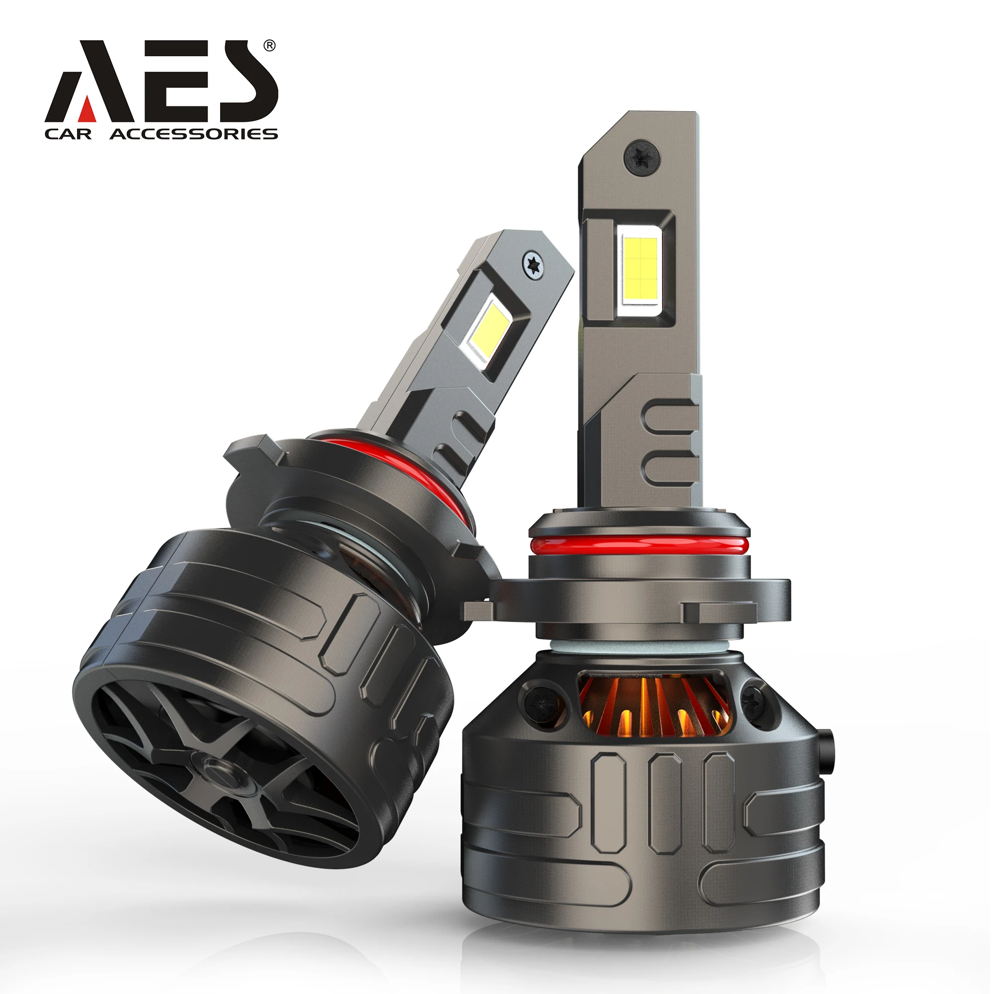 AES T1 Pro 100 Вт светодиодная фара 6075 Тайваньского светодиодного чипа с высоким ближним светом Canbus быстрая яркая Автомобильная фара
