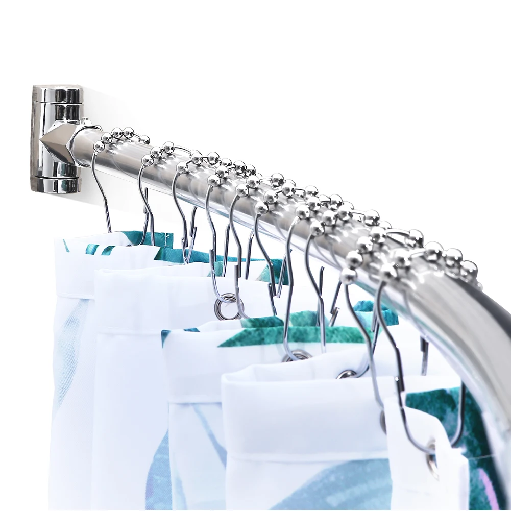 crescent shower curtain rod
