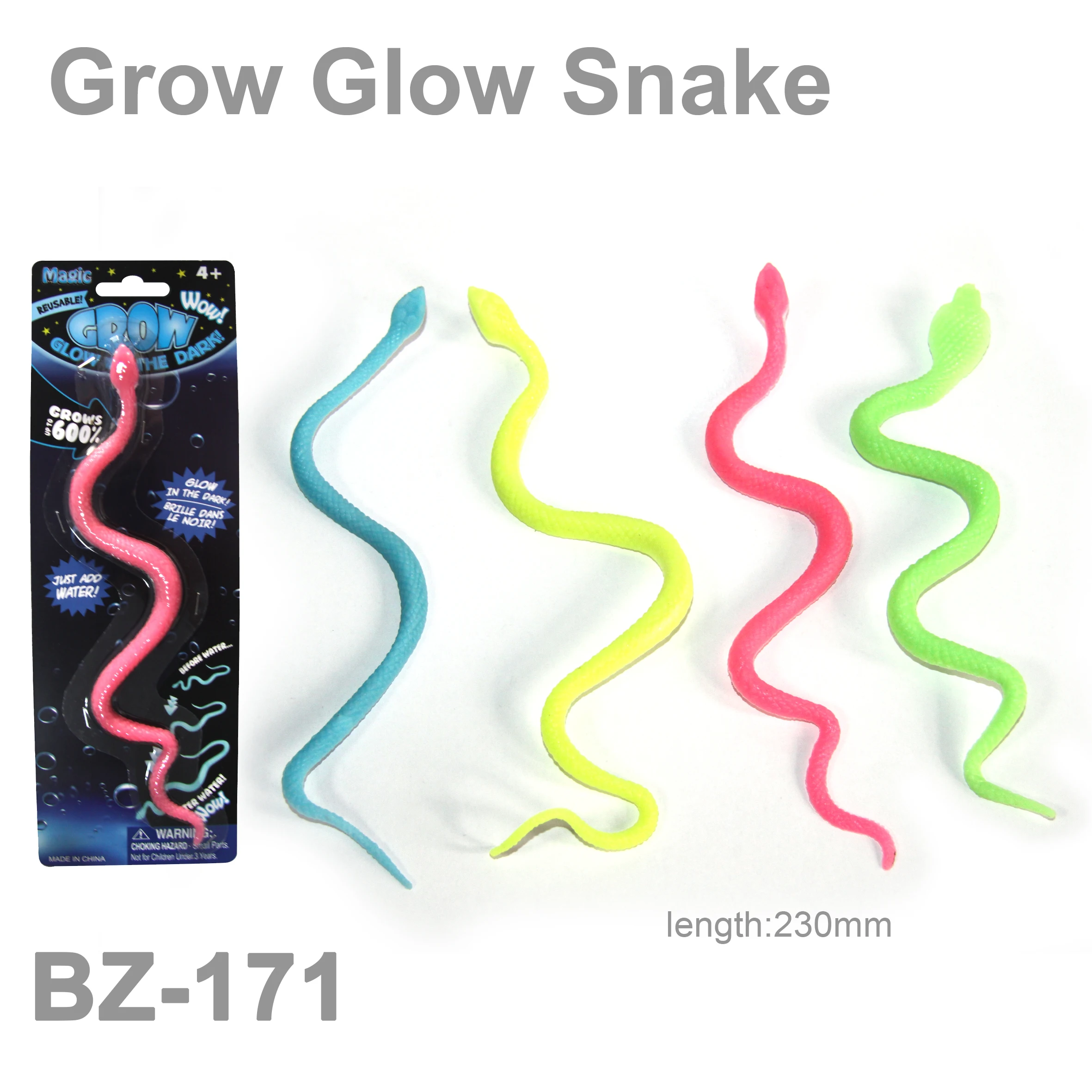 Grow Glow Snake Spider Sea Animals Dinosaur Lizard Color Changing Insects Water Expandable Toys