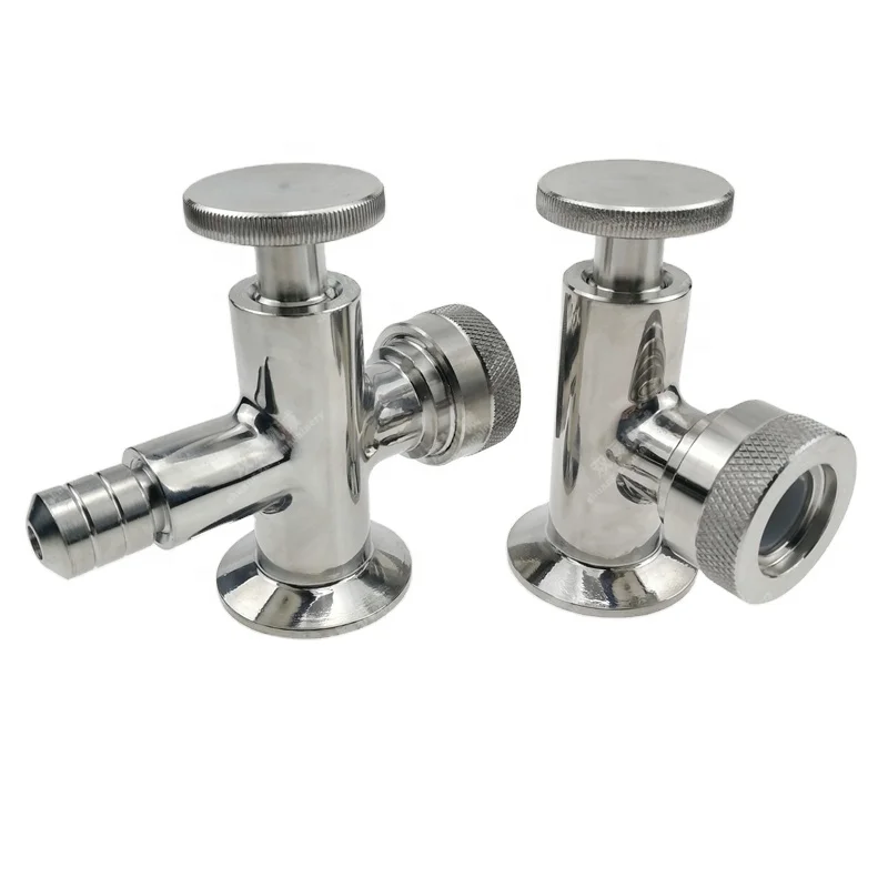 304SS Stainless Steel 1.5 Tri Clamp Lower and Upper Tank Sight Level Valve
