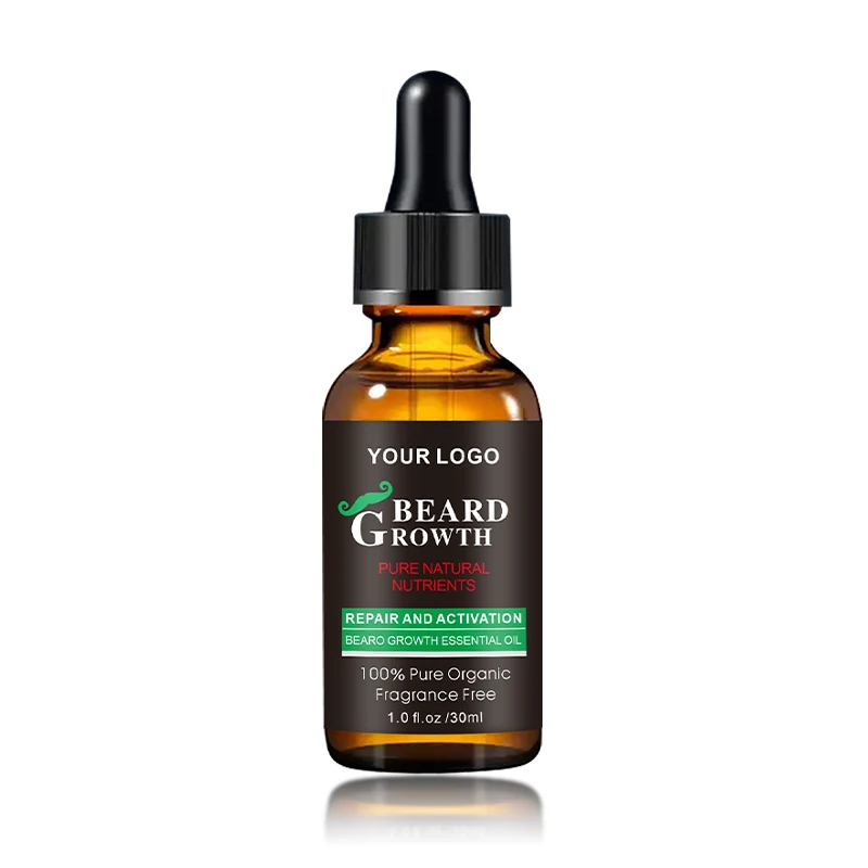 Private Label beard hair oil organic beard growth oil for men