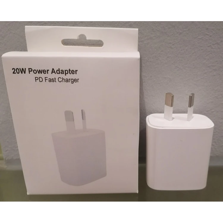 Original USB Type C Cable Charger US EU UK Plug PD 20W Fast Charging Wall Adapter For Phone lPad