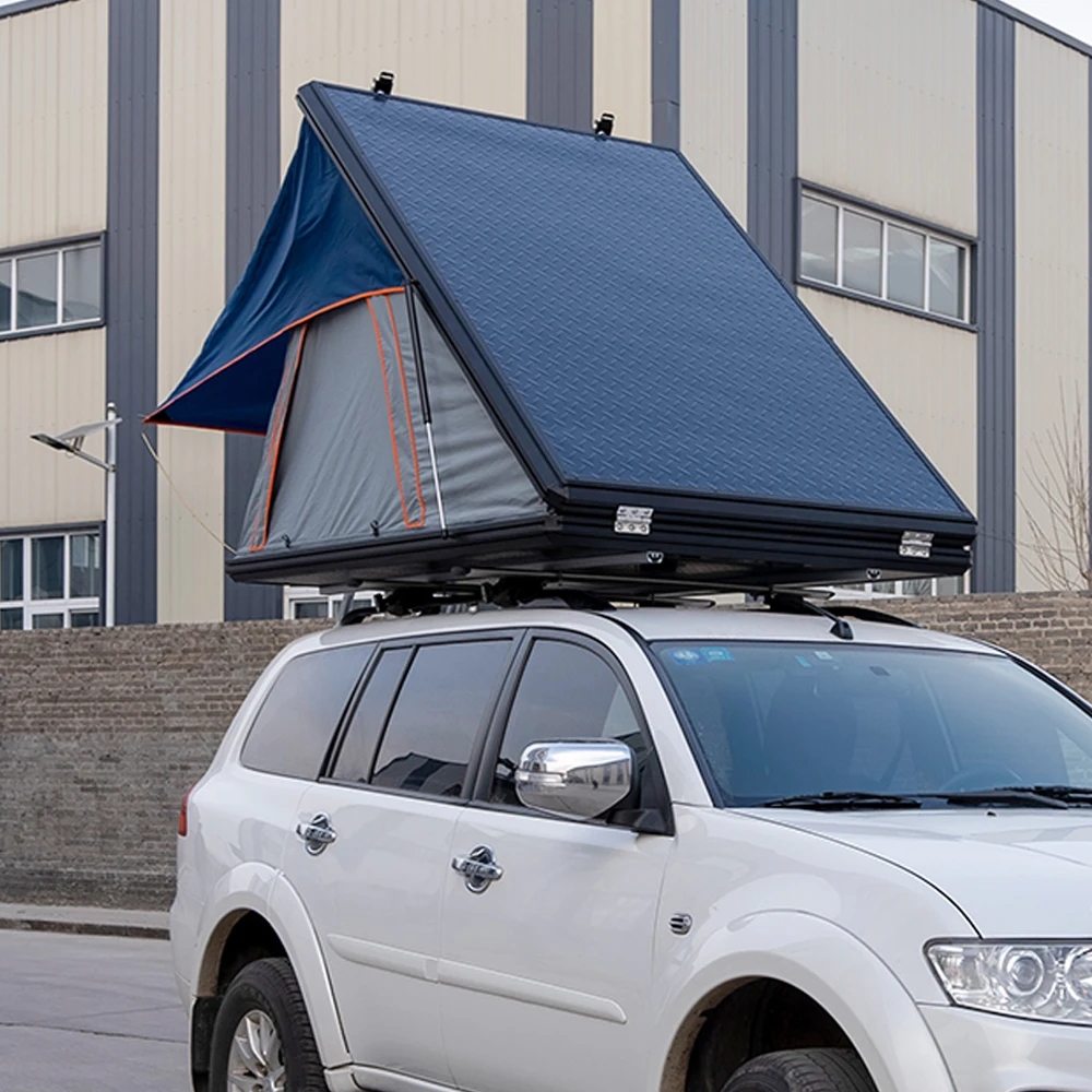 Big Window Waterproof Tents Camping Outdoor 2-person Aluminum Hard Shell Camping Off Road Car Rooftop Tent for Roof