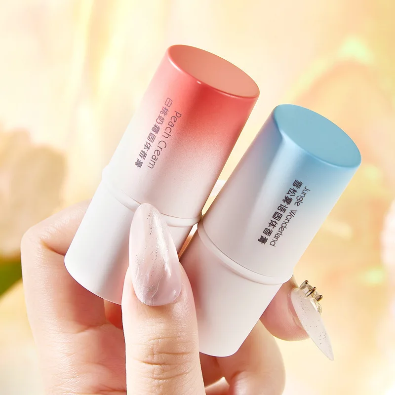 Wholesale Various Colors Solid Perfume Balm Stick Small Florals 4 Flavor Aroma Gel Deodorant Air Fragrance Long Lasting