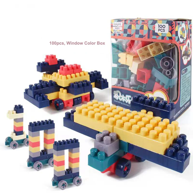 New Product Big Building Block Set Plastic Adults And Children Interaction Building Block Toy