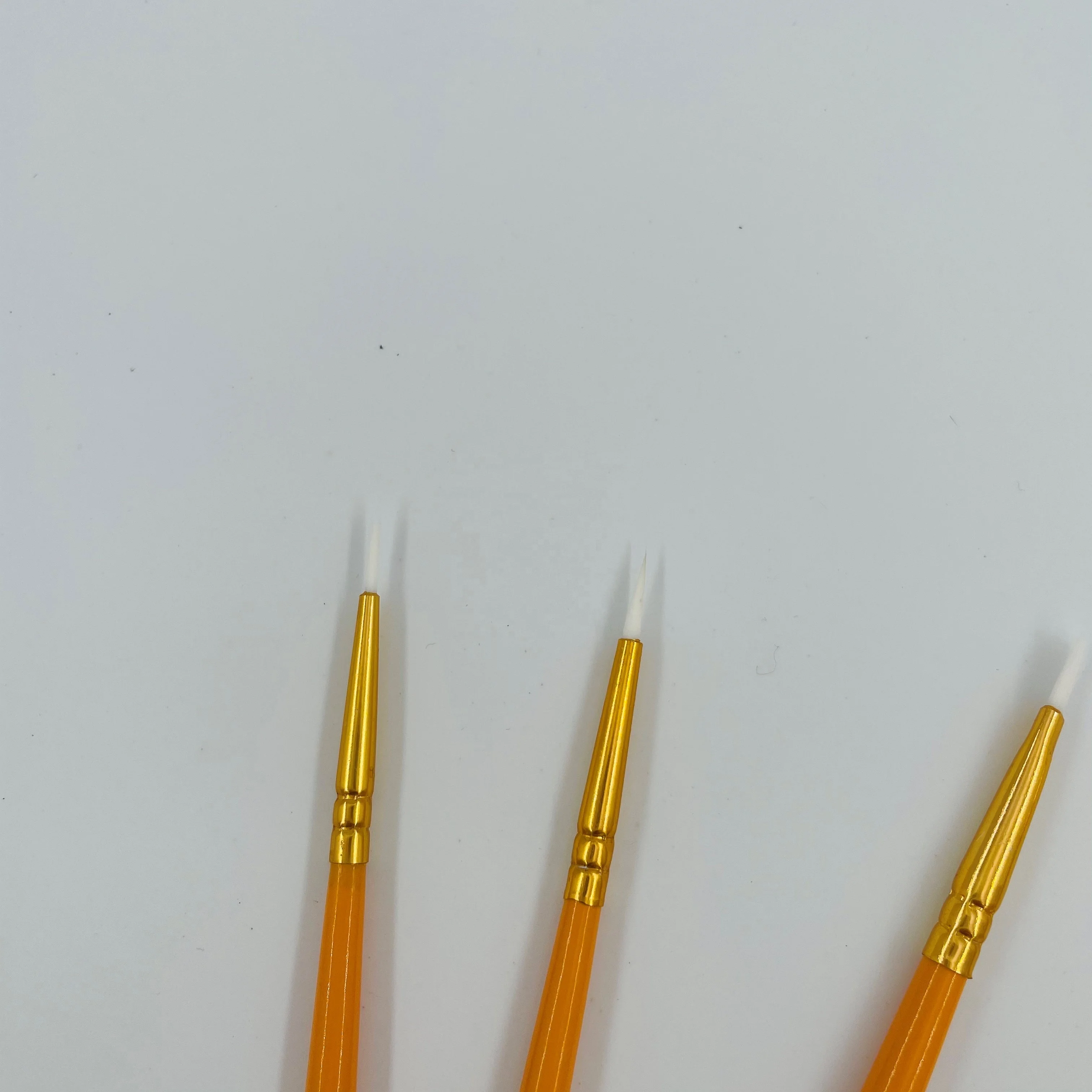 Hot Sale 5 pcs Artist Paint Brush Sets Various Hair Shape Wholesale Wooden Handle Paint Brush For Children School