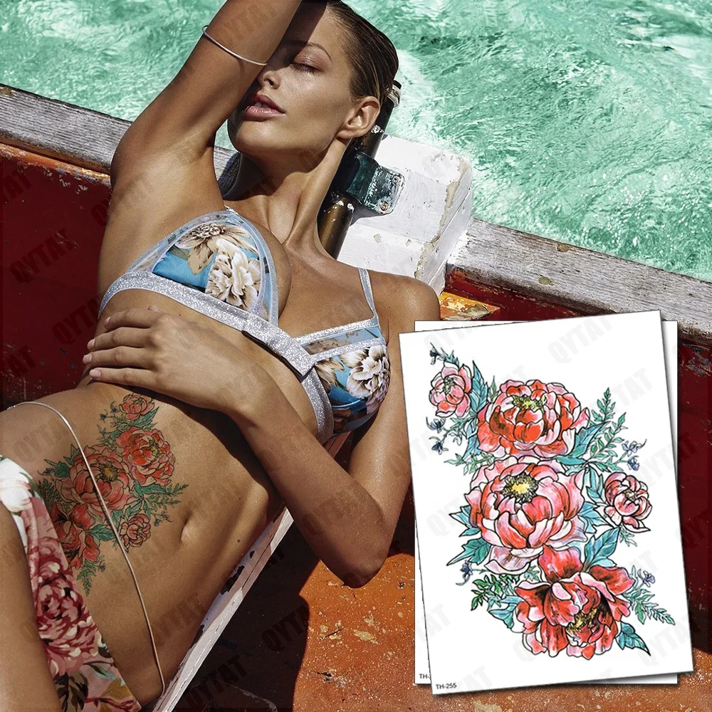 Съемный Премиум водонепроницаемый временные Body Art Макияж для женщин поддельные наклейка татуировка
