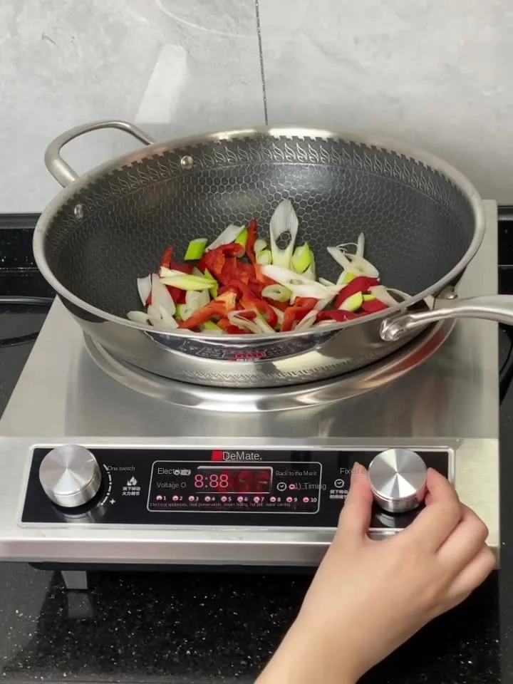 Dual Hot Electric Infrared Ceramic Cooker Stove Portable 3500W Power Digital Touch Stainless Steel Housing Kitchen Appliance