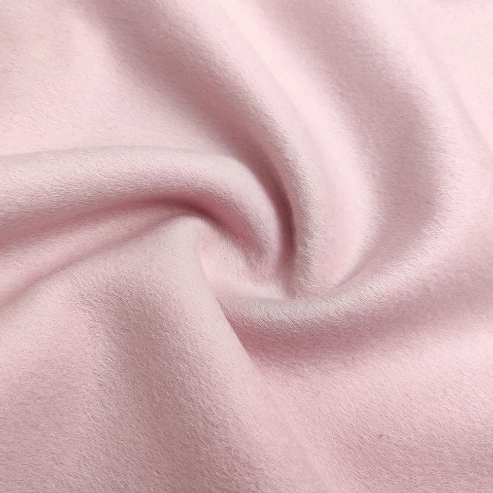 100% wool 830-850g/m double sided smooth wool coat fabric