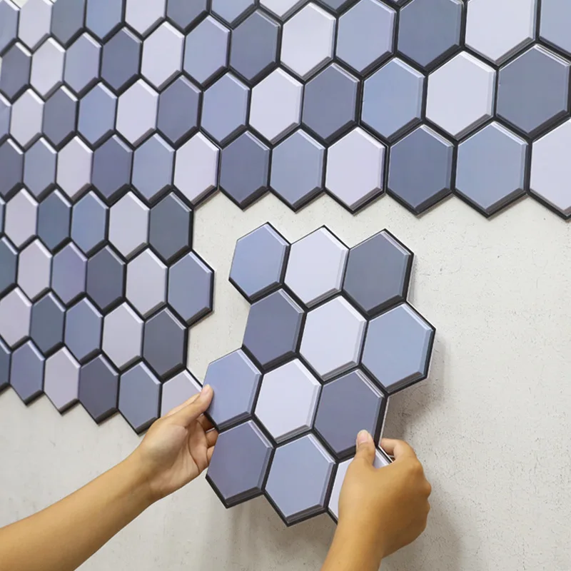 Самоклеящиеся 3D настенная плитка наклейки для украшения стен