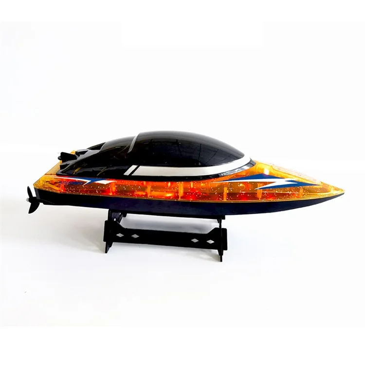 Large size wireless fast ship water forward backward left right RC remote control boat electric speed boat with lights