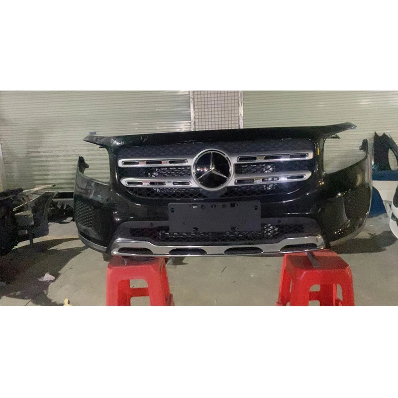 FOR Complete front nose radiator fog light grille mercedes glb 247 bumper accessories