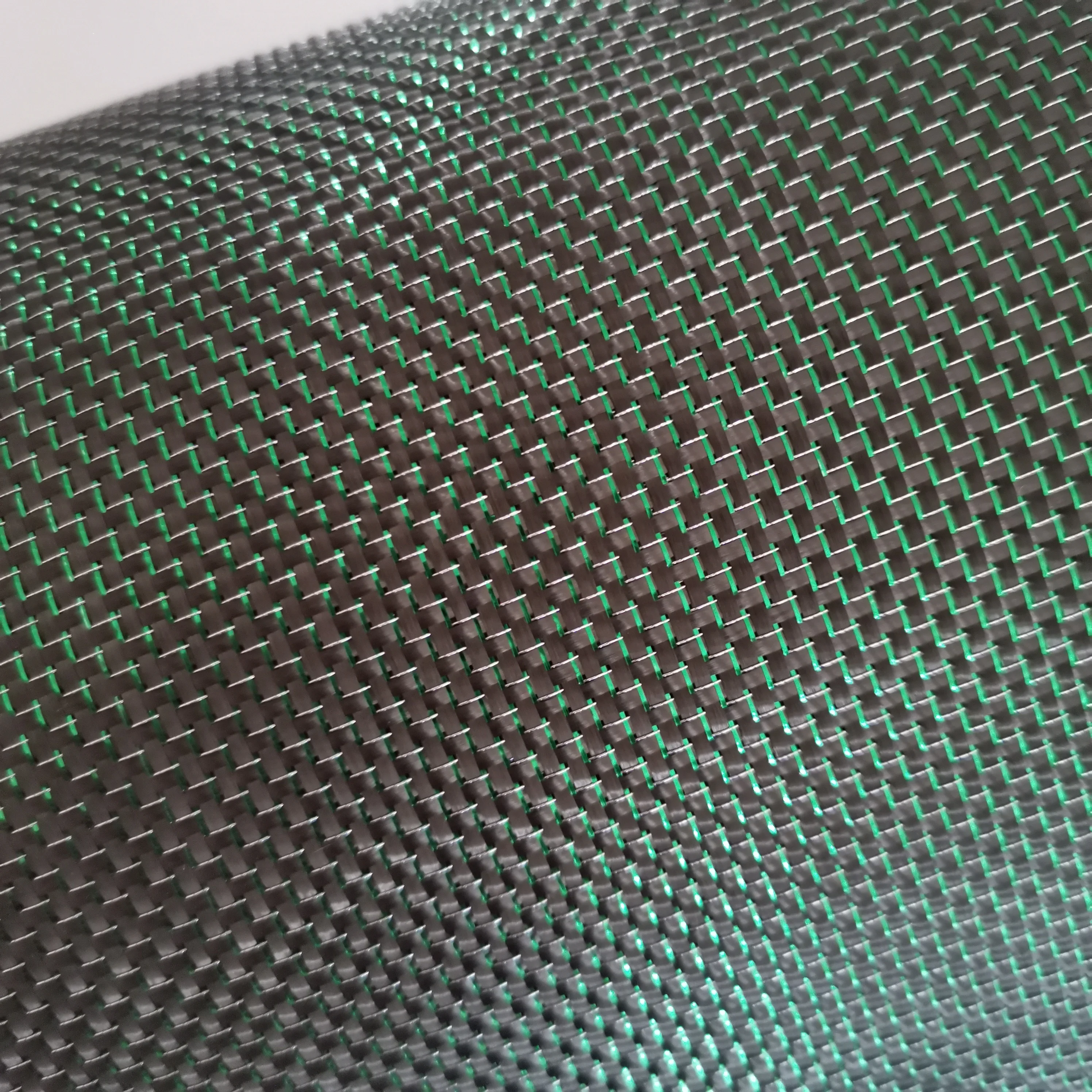 Glitter lines carbon Reflection Carbon fiber reflec fabric Gold silver red blue green colored fabric