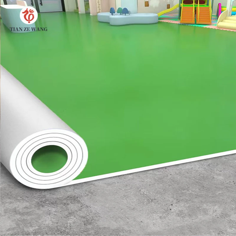 Pvc Flooring Roll Linoleum Rolls Vinyl Flooring Rolls Colorful Commercial Vinyl Factory Directly Pvc 2mm to 3mm Modern Indoor