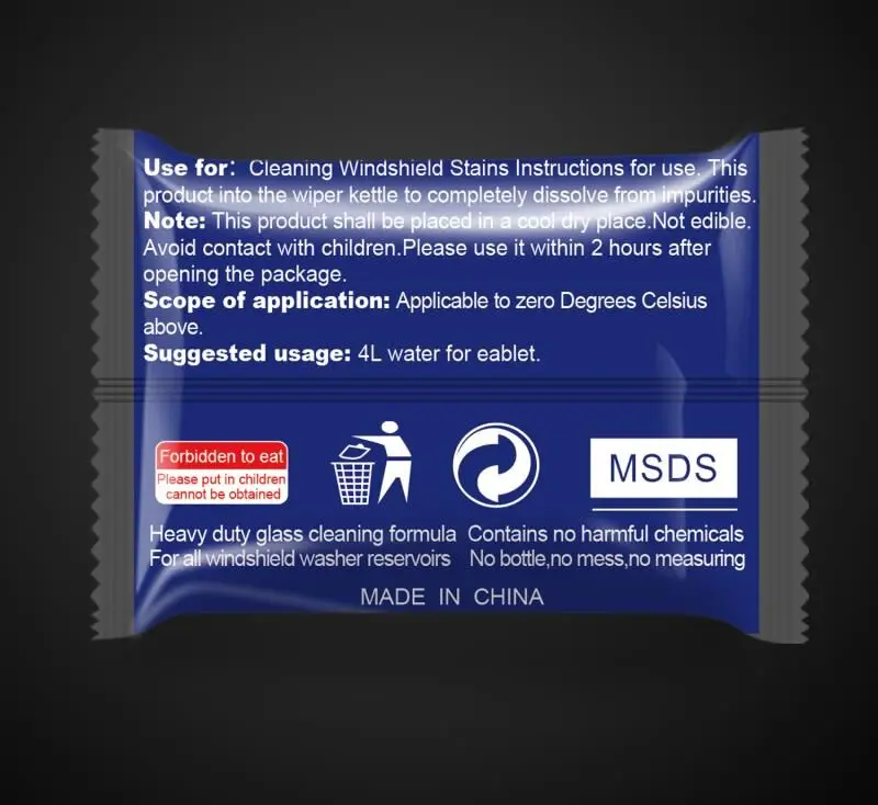 Wholesale Car washing windshield Cleaning House Glass Cleaner Liquid Spray Glass & Mirror Cleaner Water solveble Tablets