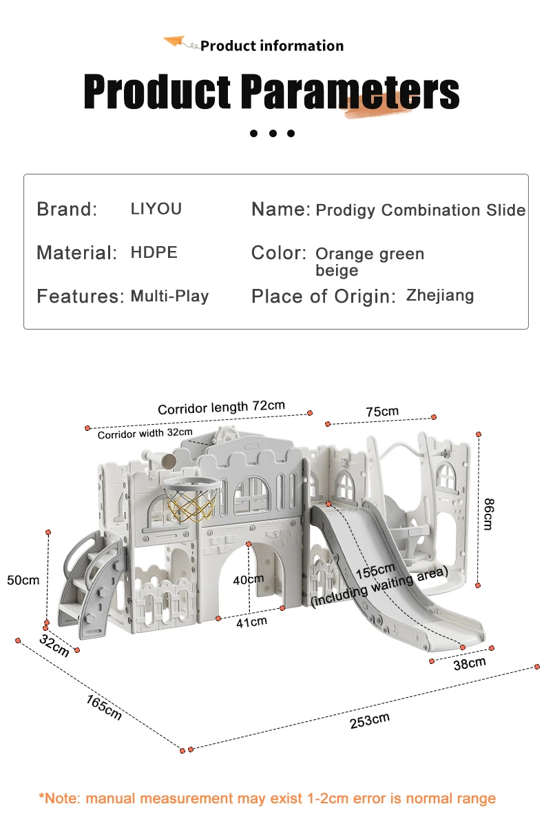 Toddler Slide Set,Indoor Slide for Kids Play house,Tunnel and Storage Space Outdoor Toys Swing Slide for Children Toy Slides