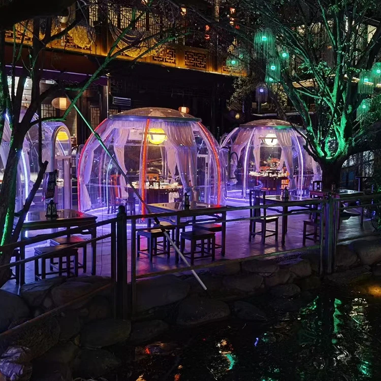 Transparent domes 2m/3m/4m/5m/6m/8m Clear Star Room Visual bubble room Customizable support from Factory made in China