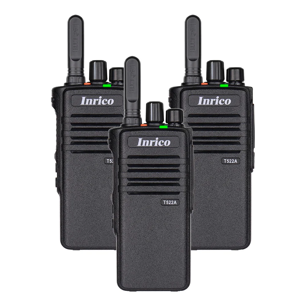 Inrico 4G LTE Netwark Radio T522A Transceiver Android wifi Walkie Talkie With CE RoHS Certificates