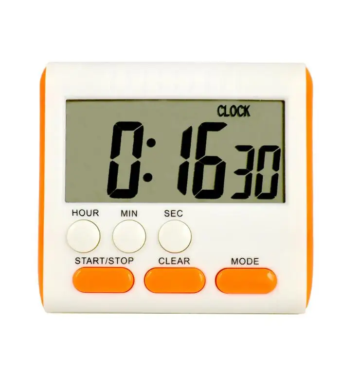 Desktop multifunction electronic clock kitchen timer with magnet,  baking timer timers in bulk