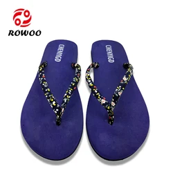 Cheap Wholesale Luxury Colorful Comfortable Soft Open Toe Bedroom Slipper Indoor Reef Fanning Custom Kid Flip Flop
