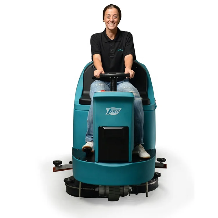 Intelligent Industrial  ride on floor scrubber Type Cold Water Cleaning scrubbing machine floor scrubber