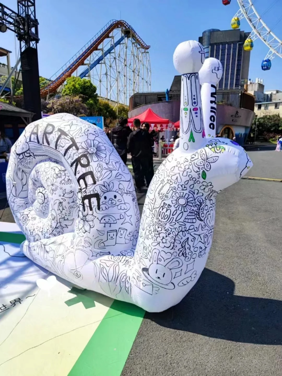 Outdoor Event Decoration Customized Advertising Inflatable Character Animal Model For Sale