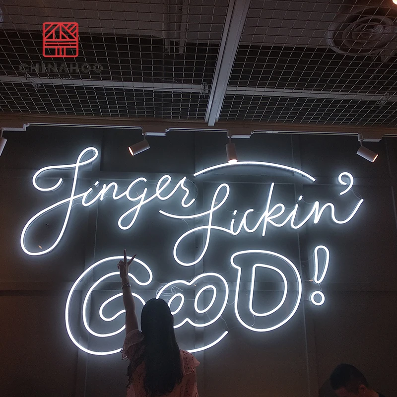 Chinahoo bar bar multicolour electronic acrylic led letters made neon sign