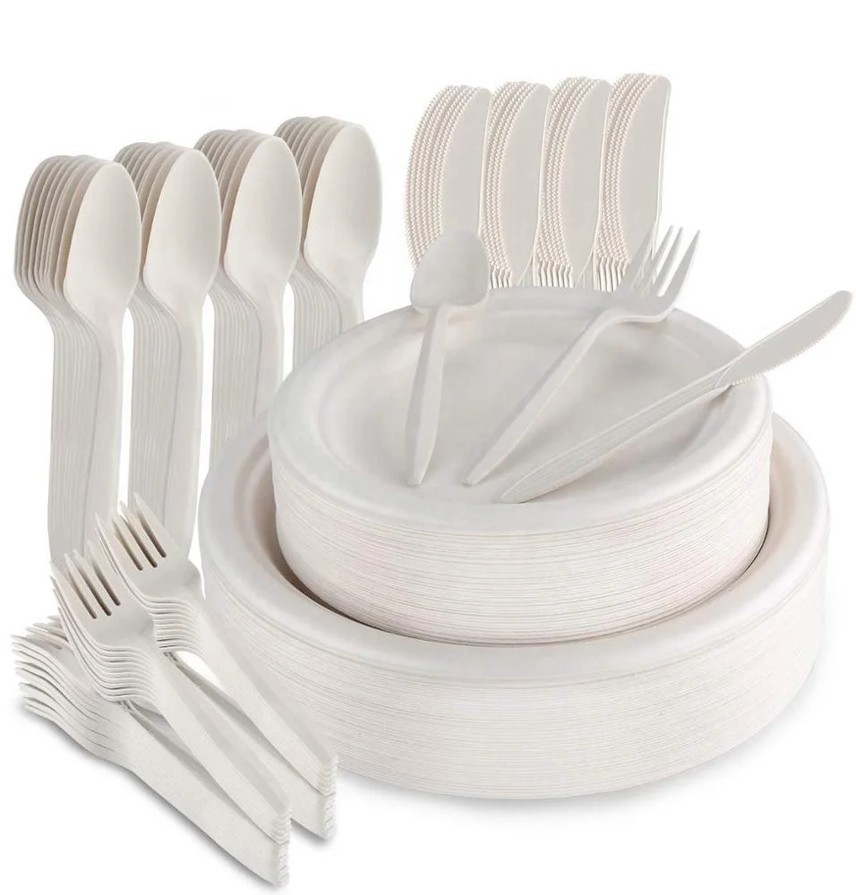 Biodegradable Eco Friendly Disposable Bagasse Tableware