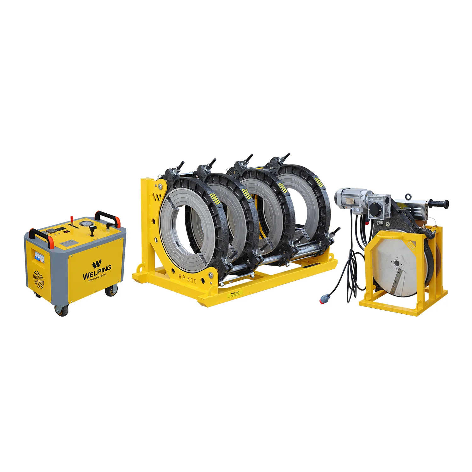 WP500A HDPE Pipe Welder Polyethylene butt fusion welding machine gas pipe