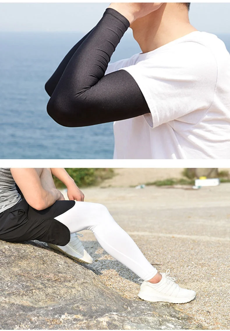2022 Wholesale New Yoga Fitness Athletic Jogger Protector Running Training Gym Tight Long Arm Sleeve Sports Equipment For Unisex