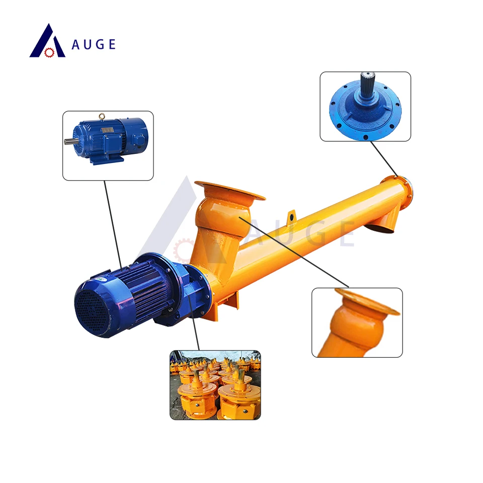 Advanced Screw Auger Conveyors Unloading Coal Screw Conveyor Industrial Poultry Feed Screw Conveyor For Farm