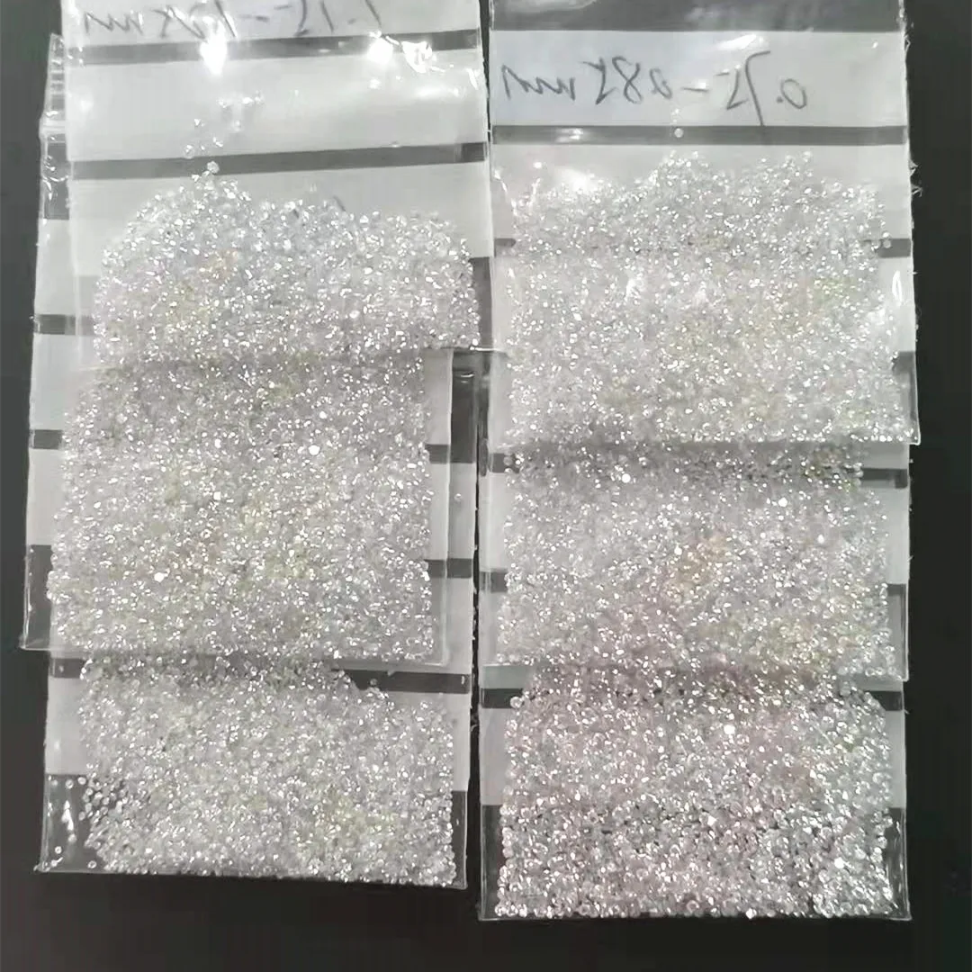 HPHT Loose Melee Diamonds  0.02-0.03 Carat VG VVS-SI Loose Round diamond