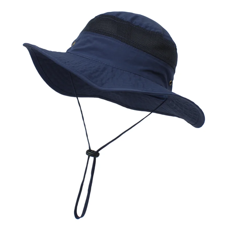 Amazon Hot Sale UPF50+ Wide Brim Mesh Kids Sun Hat Toddler Baby UV Protection Hats