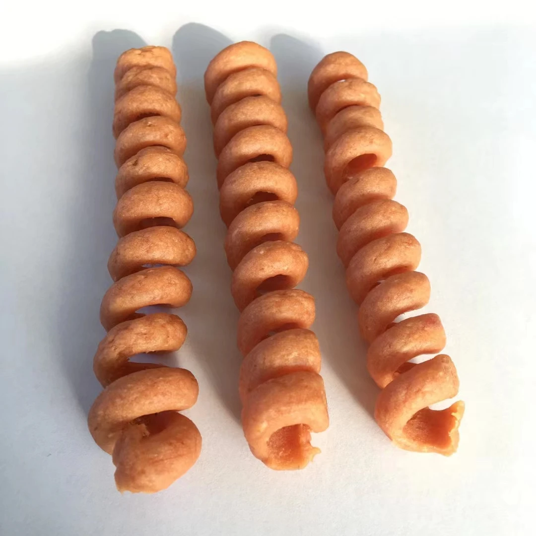 New Special calcium bone wrapped fishskin dog food chicken dental chew pet Treats natural dog snacks duck screw pet food