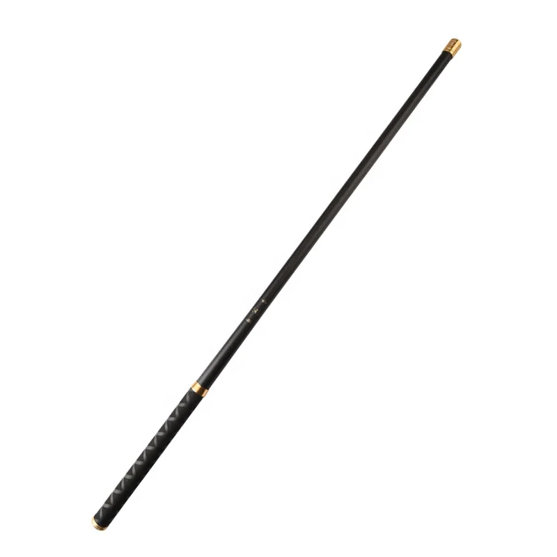 Outdoor fishing sea hand pole carbon stream wholesale short long section black stick 3.6 m -10 m fishing full foot rod