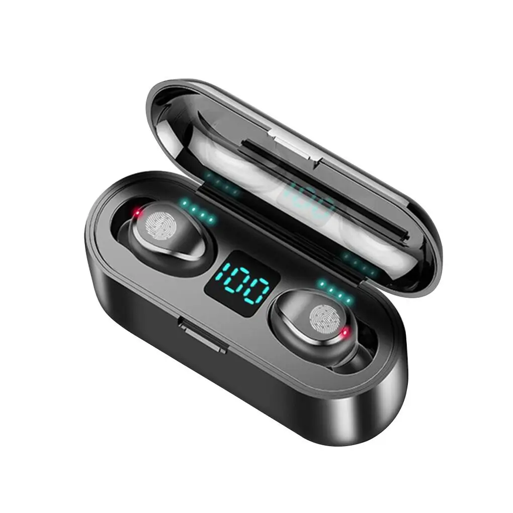 LED power display True Stereo Headset sport earphones Wireless earbuds in-ear headphone true wireless earphones TWS