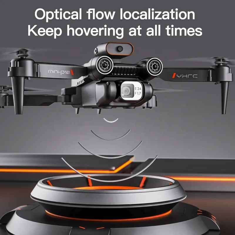 IQOEM E63 Dual Camera Obstacle Avoiding UAV 8K Remote Control Aerial Camera Four Axis Aircraft Glasses Long Range Aircraft
