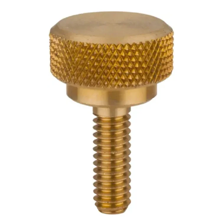 
Customized plastic stainless steel grub thermoplastic knurled thumb screws 