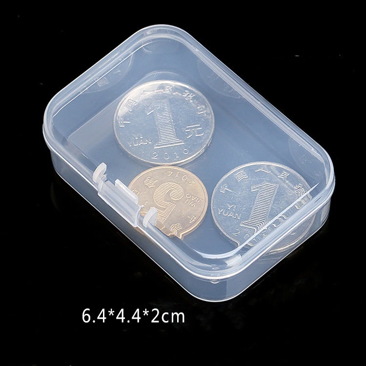 small clear plastic box