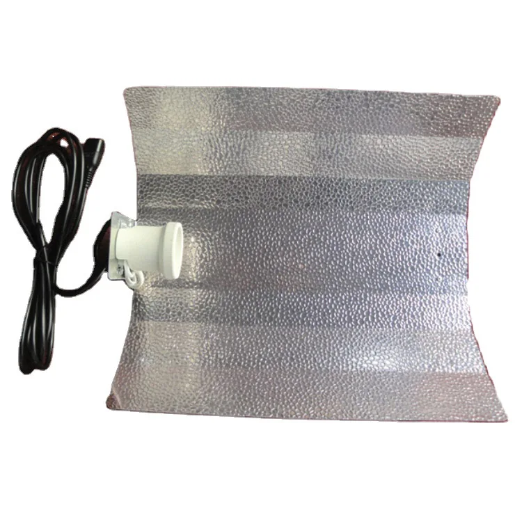 600W Hydroponics Grow Lighting Hood Single Ended Stucco Reflector Aluminum Grow Light Reflective Reflector