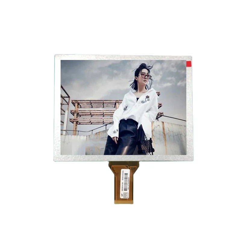 ЖК-дисплей с основным нажимом 8 0 дюйма TFT 800x600p ЖК-панель 50pin FPC + кабель подсветки