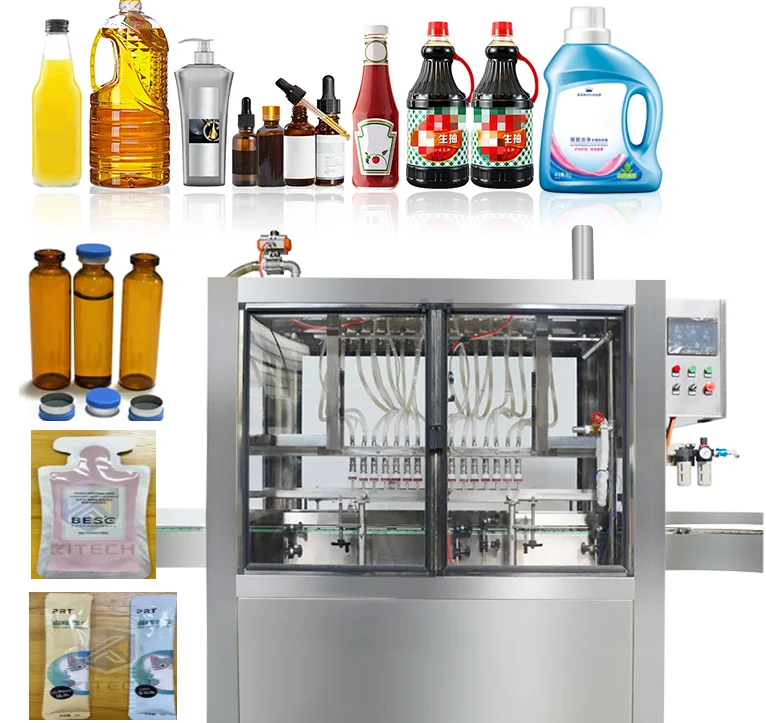 GST factory bbq sauce glass cream tube honey yogurt jar  water beer bottle ice cream cube cup aseptic Automatic filling machine