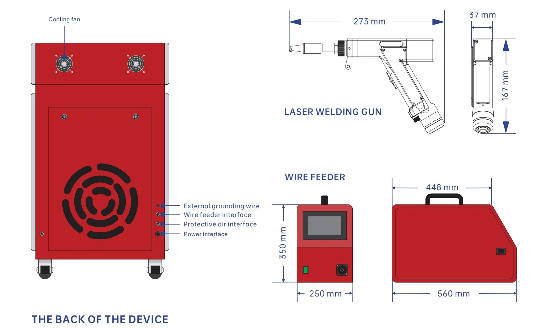 China Good Quality 1000w 1500w 2000w Handheld Laser Cleaning Machine for