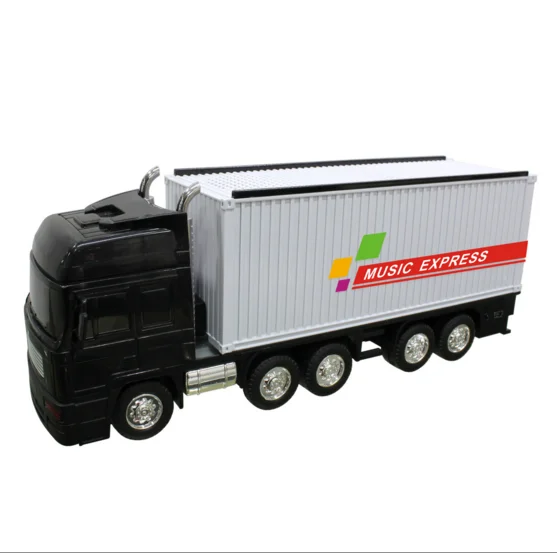 Factory Price Big Truck Shape  WS528 Stereo  Portable Outdoor Van Wireless car Speaker With TF FM AUX  USB cable