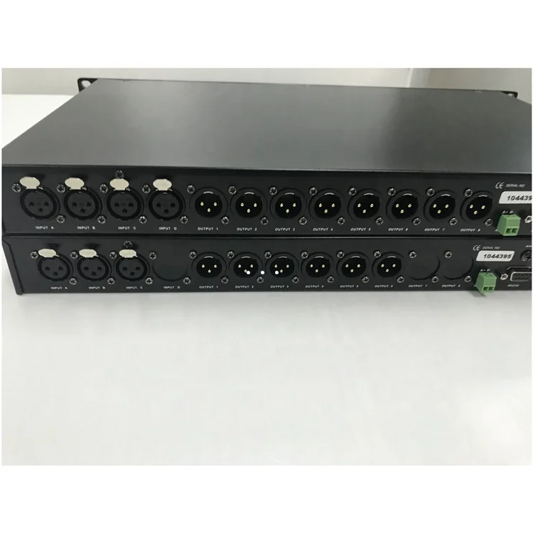 Cinow DSP48 CE Certified audio processor with 30GEQ 1000ms delay USB RS485 Connector